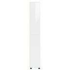 Gabinete de Baño con estante brillante 30,5 x 30 x 195 cm