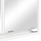Armario con espejo de baño 60 x 20 x 60 cm Madera contrachapada