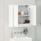 Armario con espejo de baño 60 x 20 x 60 cm Madera contrachapada