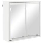 Armario con espejo de baño 60 x 20 x 60 cm Madera contrachapada