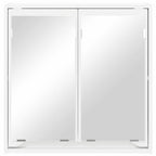Armario con espejo de baño 60 x 20 x 60 cm Madera contrachapada