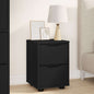 Mesa de Noche brillante 30,5 x 30 x 43 cm Madera contrachapada