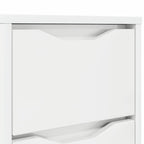Mesa de Noche brillante 30,5 x 30 x 43 cm Madera contrachapada