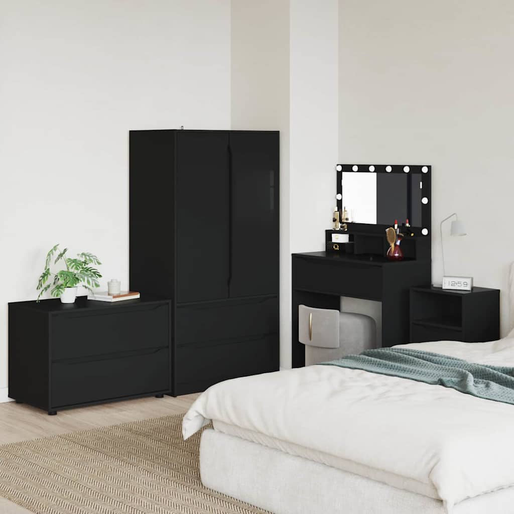 Concrete Grey Storage Cabinet 40 x 48 x 105 cm