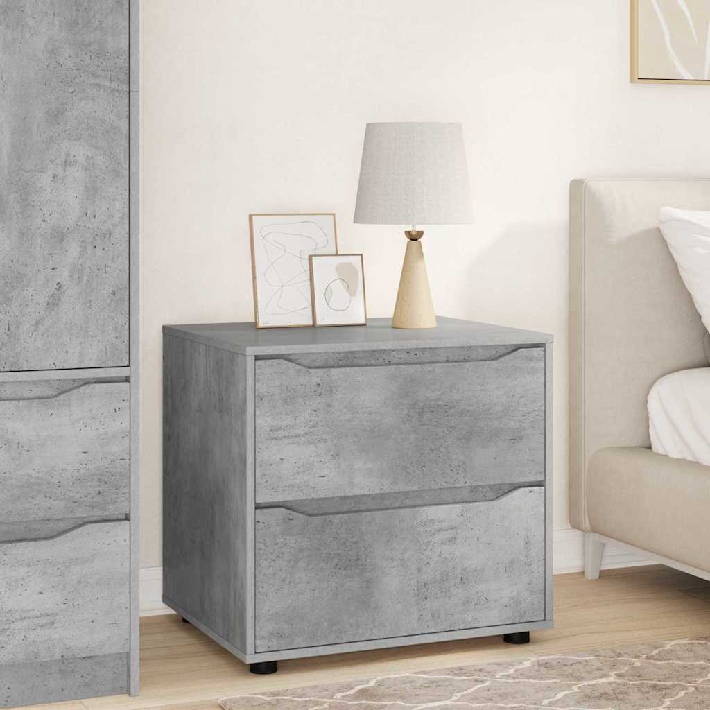 Concrete Grey Storage Cabinet 40 x 48 x 105 cm