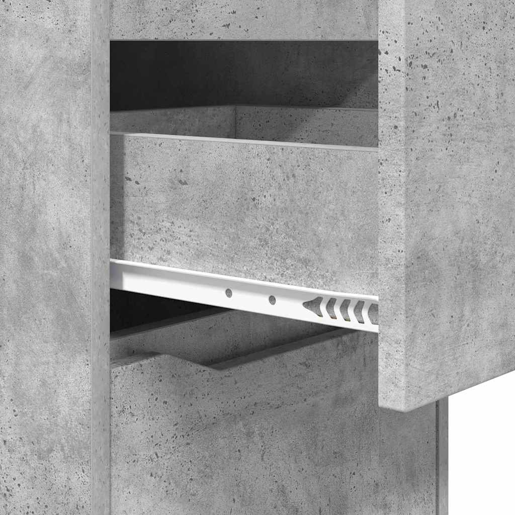Armario de almacenamiento Gris Concreto 40 x 48 x 105 cm