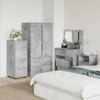 Armario de almacenamiento Gris Concreto 40 x 48 x 105 cm