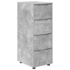 Armario de almacenamiento Gris Concreto 40 x 48 x 105 cm