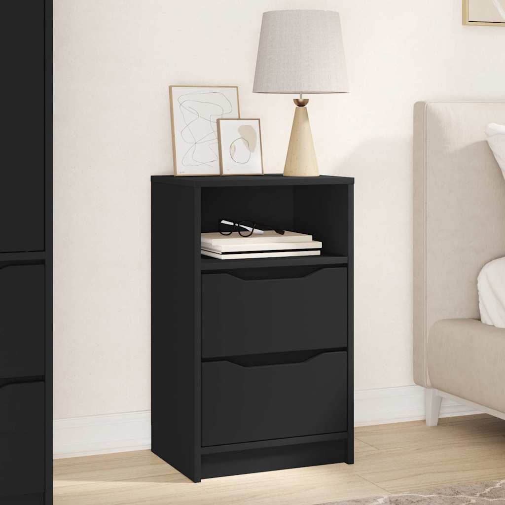 High Gloss Nightstand 40 x 30 x 467 cm Plywood