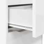 Mesa de Noche brillante 40 x 30 x 467 cm Madera contrachapada