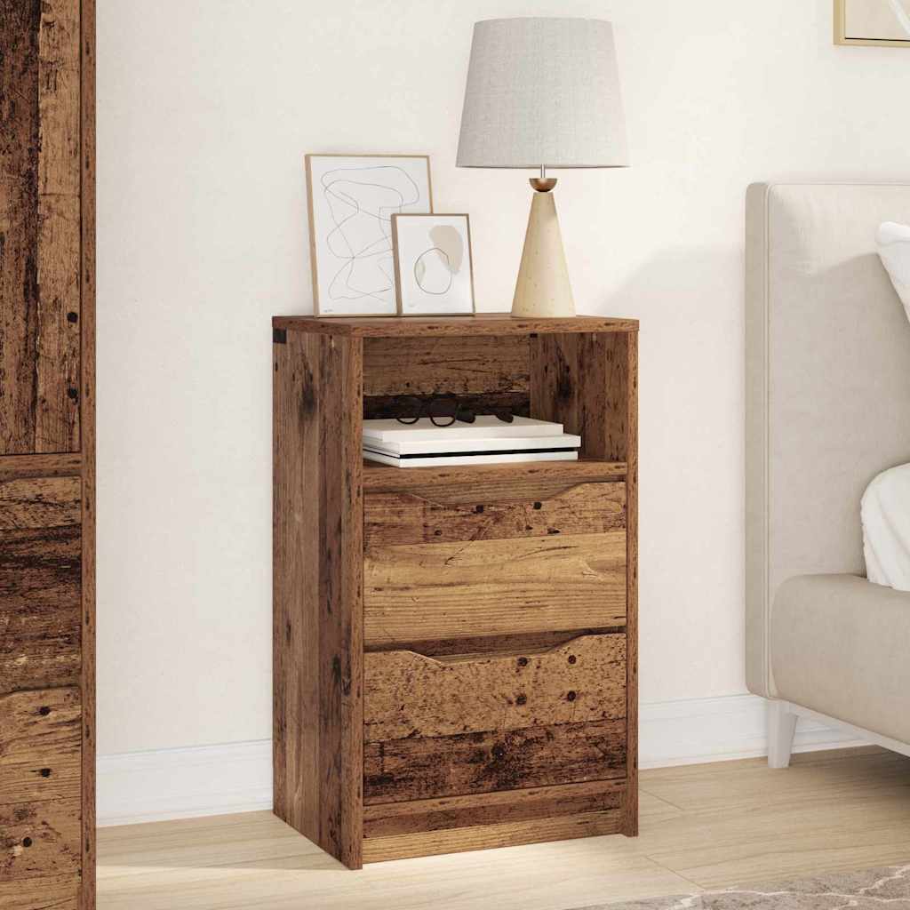 High Gloss Nightstand 40 x 30 x 467 cm Plywood