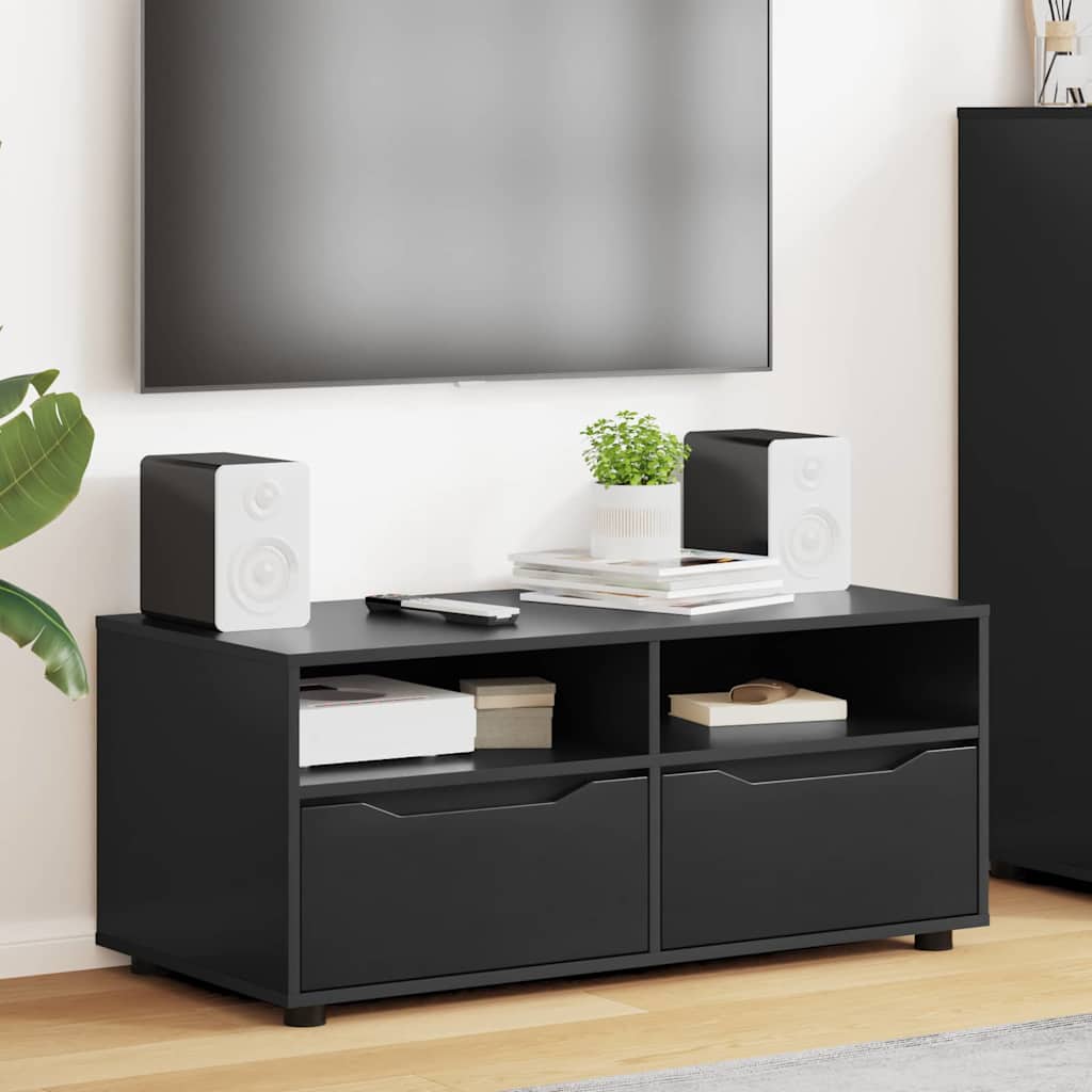 Gabinete de TV brillante 100 x 48 x 43 cm Madera contrachapada