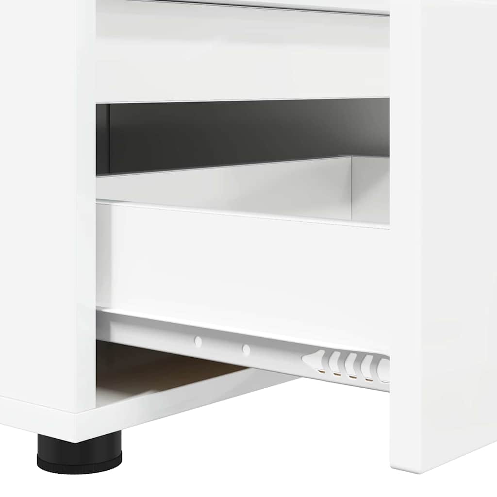 Gabinete de TV brillante 100 x 48 x 43 cm Madera contrachapada