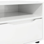 Gabinete de TV brillante 100 x 48 x 43 cm Madera contrachapada