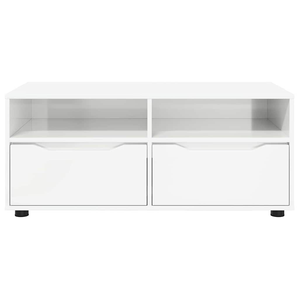 Gabinete de TV brillante 100 x 48 x 43 cm Madera contrachapada