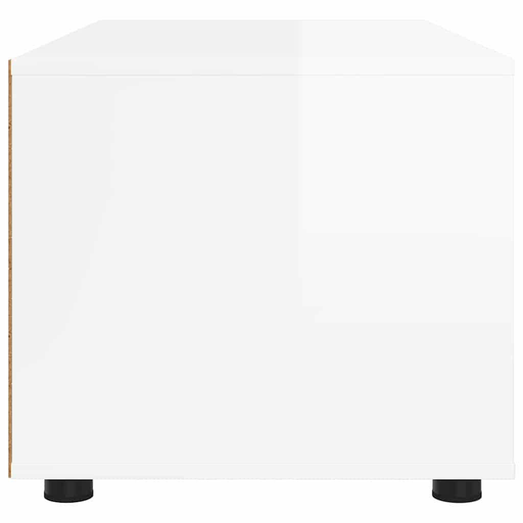 Gabinete de TV brillante 100 x 48 x 43 cm Madera contrachapada