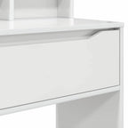 Mesas de tocador de dormitorio brillante 80 x 39,6 x 135 cm