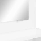 Mesas de tocador de dormitorio brillante 80 x 39,6 x 135 cm