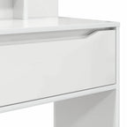 Mesas de tocador de dormitorio brillante 80 x 39,6 x 135 cm