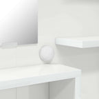 Mesas de tocador de dormitorio brillante 80 x 39,6 x 135 cm