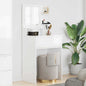 Mesas de tocador de dormitorio brillante 80 x 39,6 x 135 cm
