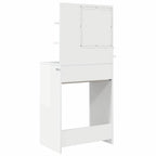 Mesas de tocador de dormitorio brillante 80 x 39,6 x 135 cm