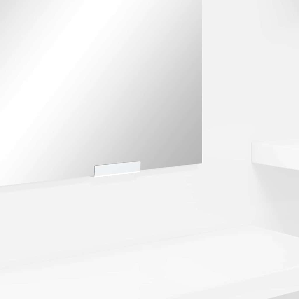 Mesas de tocador de dormitorio brillante 80 x 39,6 x 135 cm