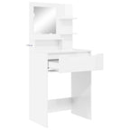Mesas de tocador de dormitorio brillante 80 x 39,6 x 135 cm