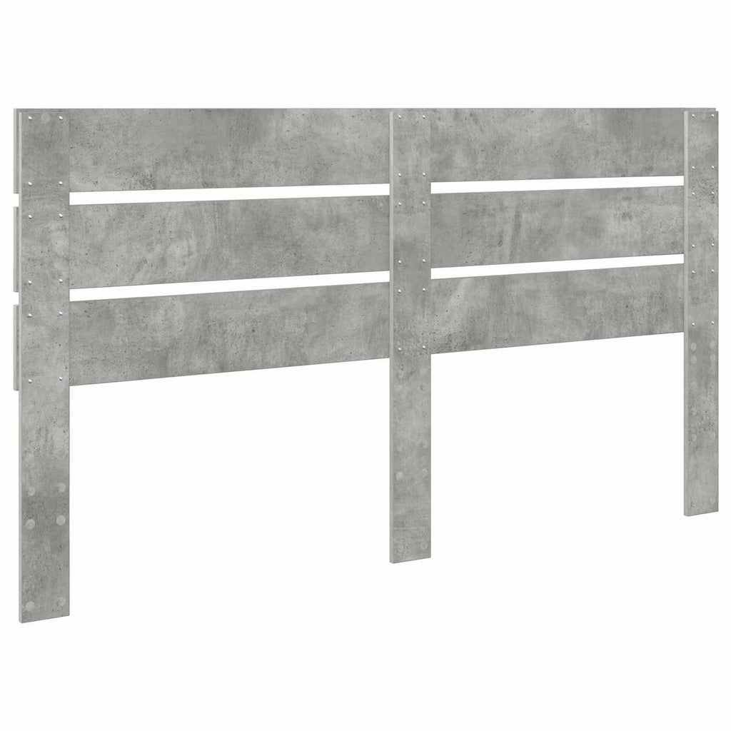 Cabecero Gris Concreto 100 cm Madera de ingeniería