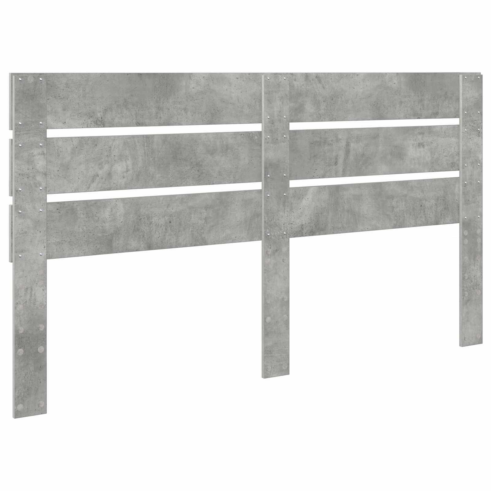 Cabecero Gris Concreto 100 cm Madera de ingeniería