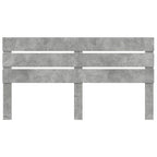 Cabecero Gris Concreto 100 cm Madera de ingeniería