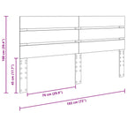 Cabecero Gris Concreto 100 cm Madera de ingeniería