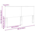 Cabecero 100 cm Madera de ingeniería