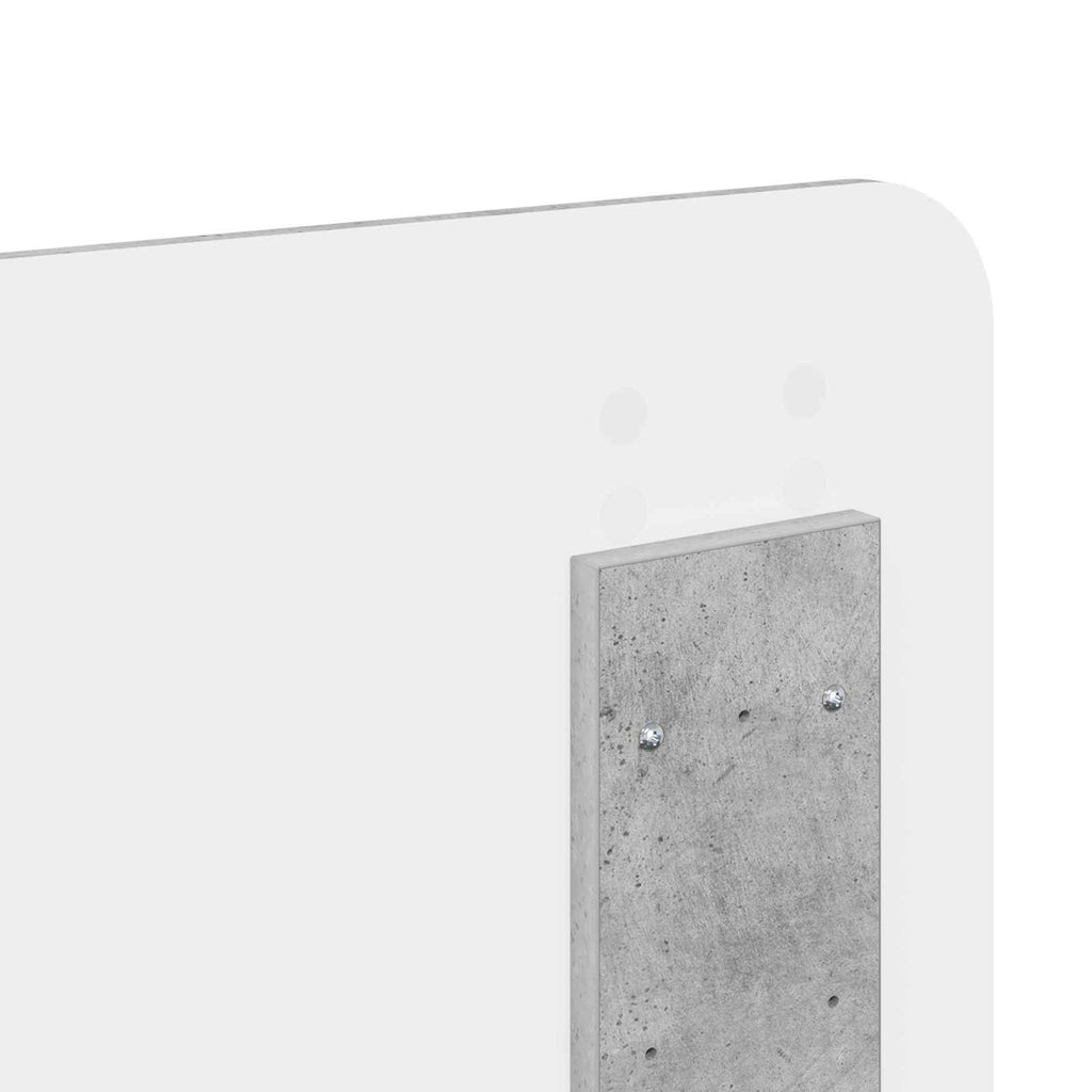 Cabecero Gris Concreto Madera contrachapada