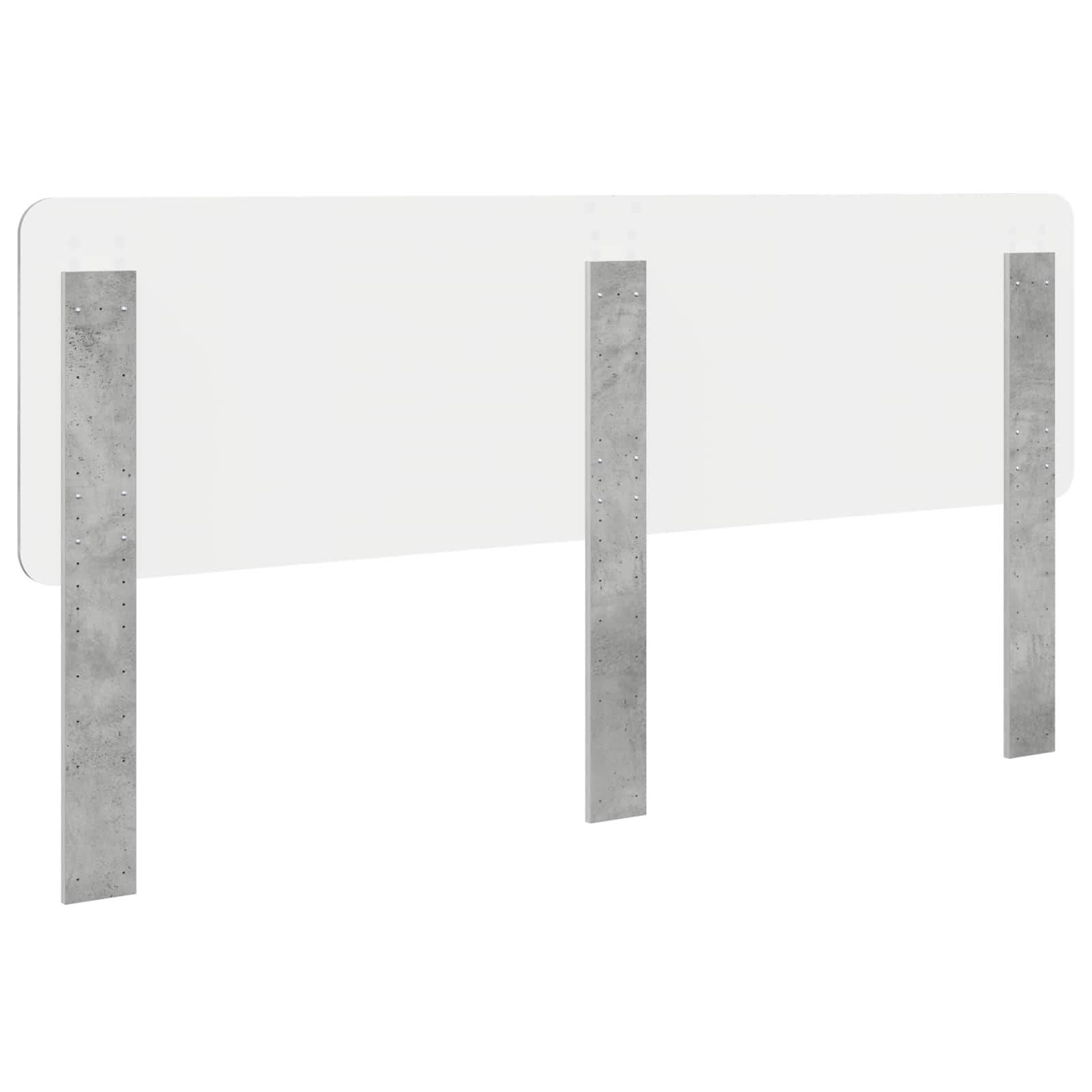 Cabecero Gris Concreto Madera contrachapada