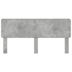 Cabecero Gris Concreto Madera contrachapada
