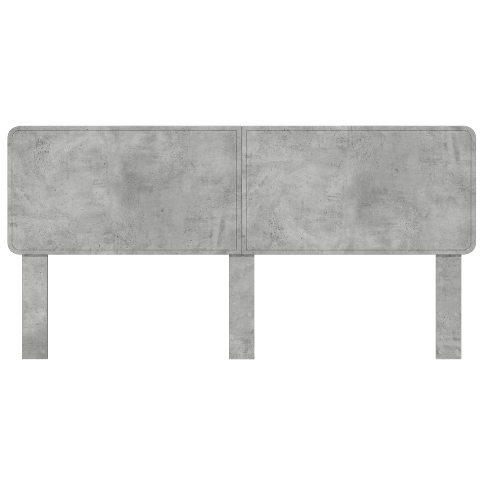 Cabecero Gris Concreto Madera contrachapada