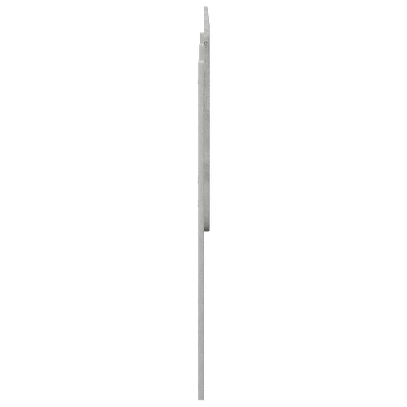 Cabecero Gris Concreto Madera contrachapada
