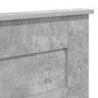 Cabecero Gris Concreto Madera contrachapada