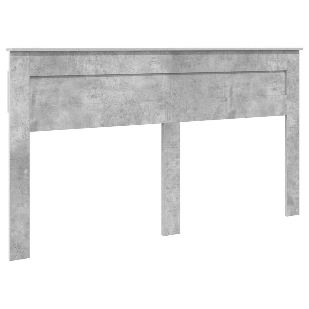 Cabecero Gris Concreto Madera contrachapada