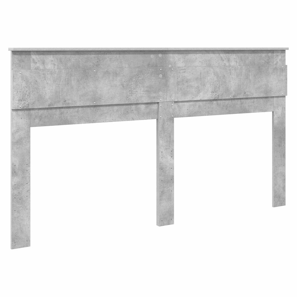 Cabecero Gris Concreto Madera contrachapada