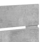 Cabecero Gris Concreto Madera contrachapada