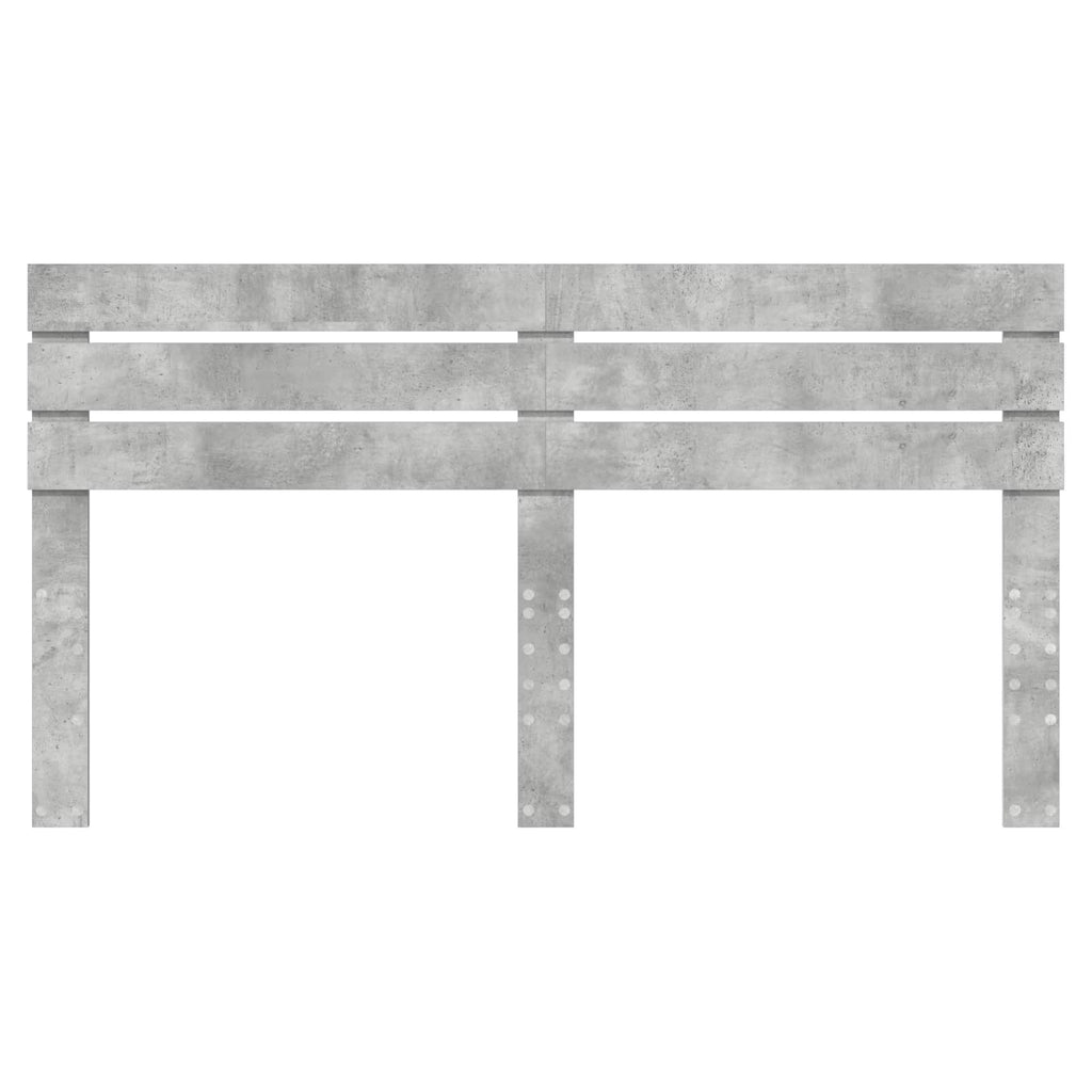 Cabecero Gris Concreto Madera contrachapada