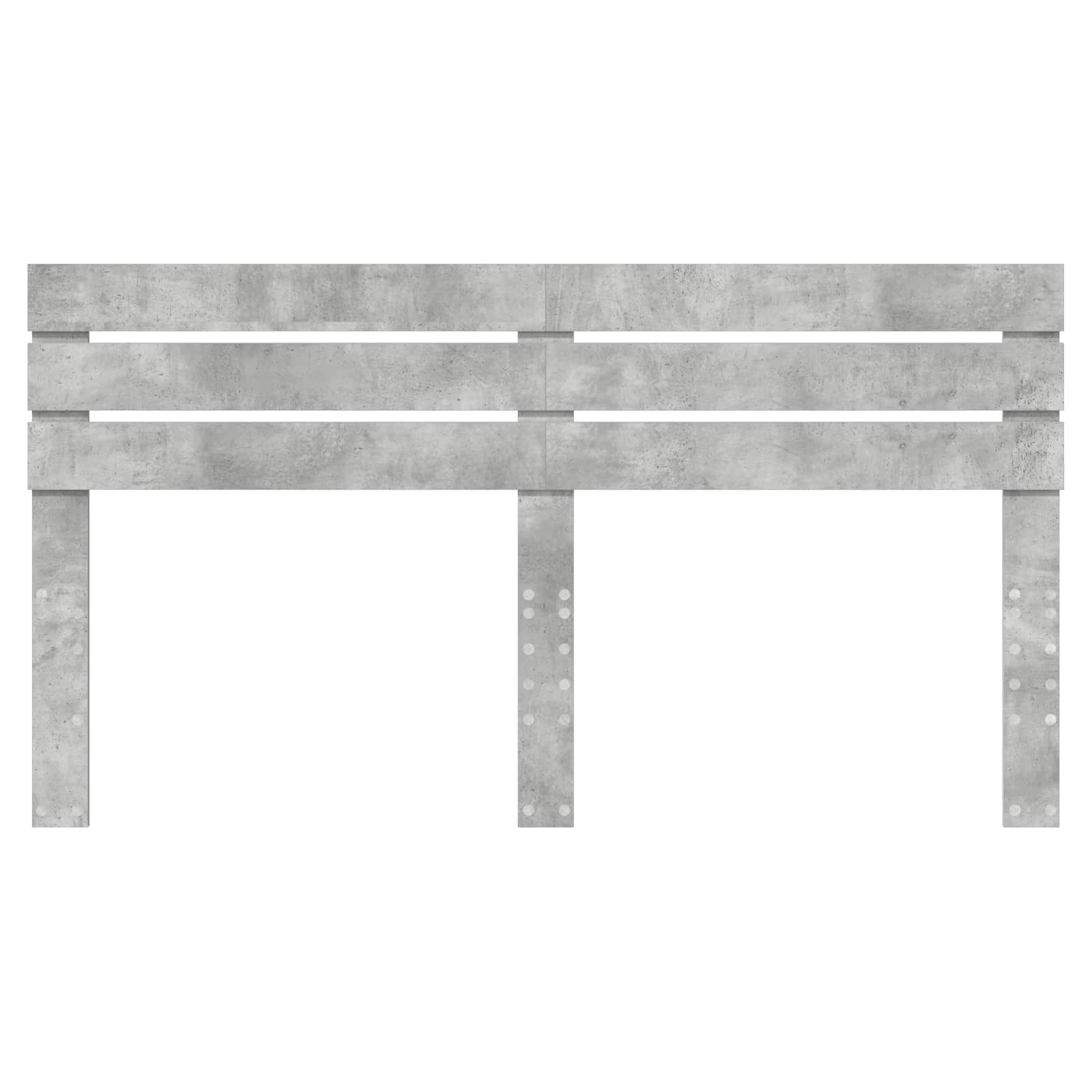 Cabecero Gris Concreto Madera contrachapada
