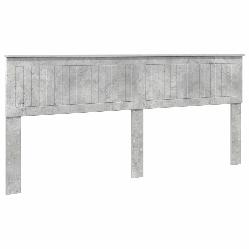 Cabecero Gris Concreto Madera contrachapada