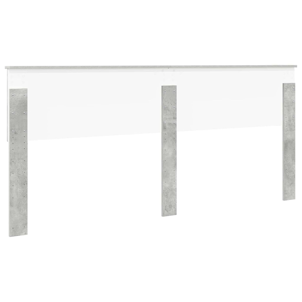 Cabecero Gris Concreto Madera contrachapada