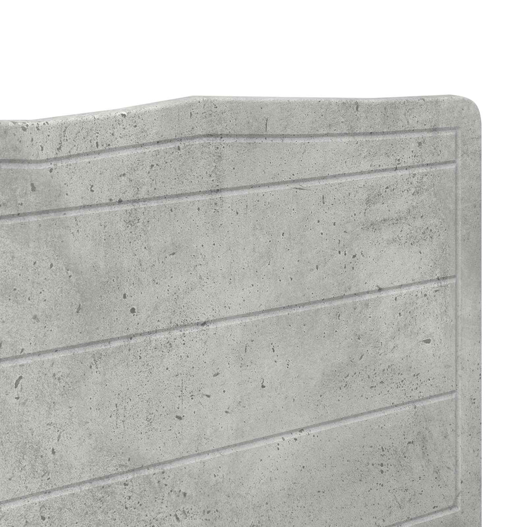 Cabecero Gris Concreto Madera contrachapada