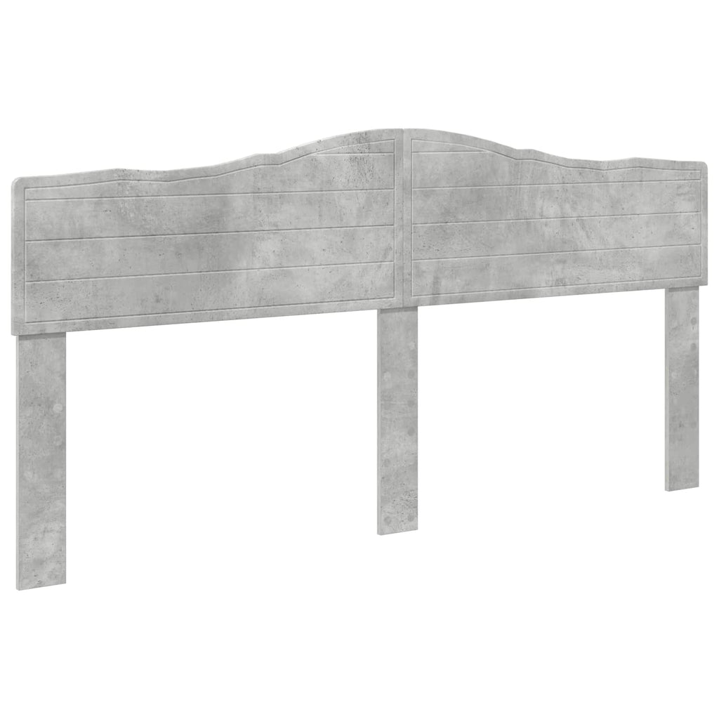 Cabecero Gris Concreto Madera contrachapada
