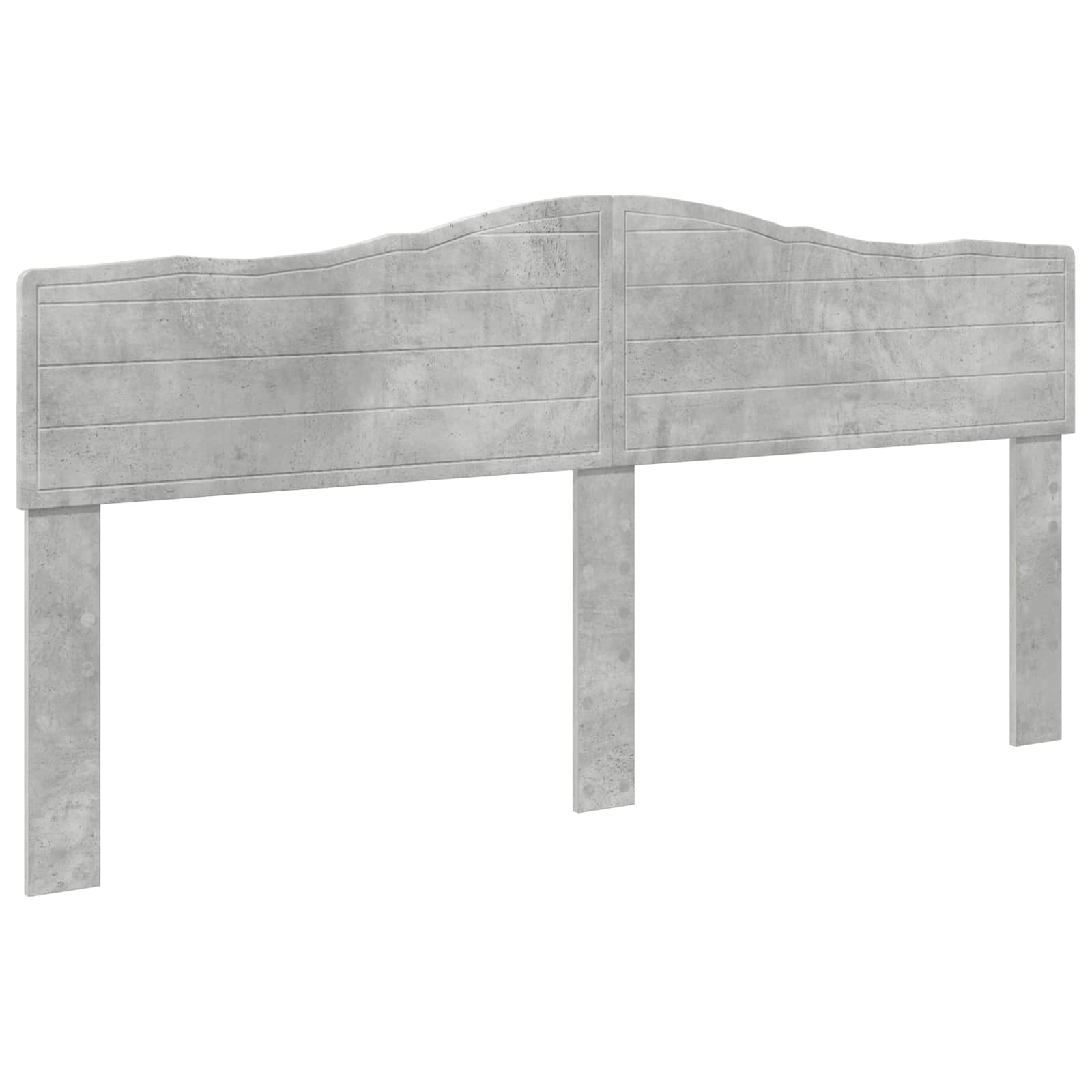 Cabecero Gris Concreto Madera contrachapada