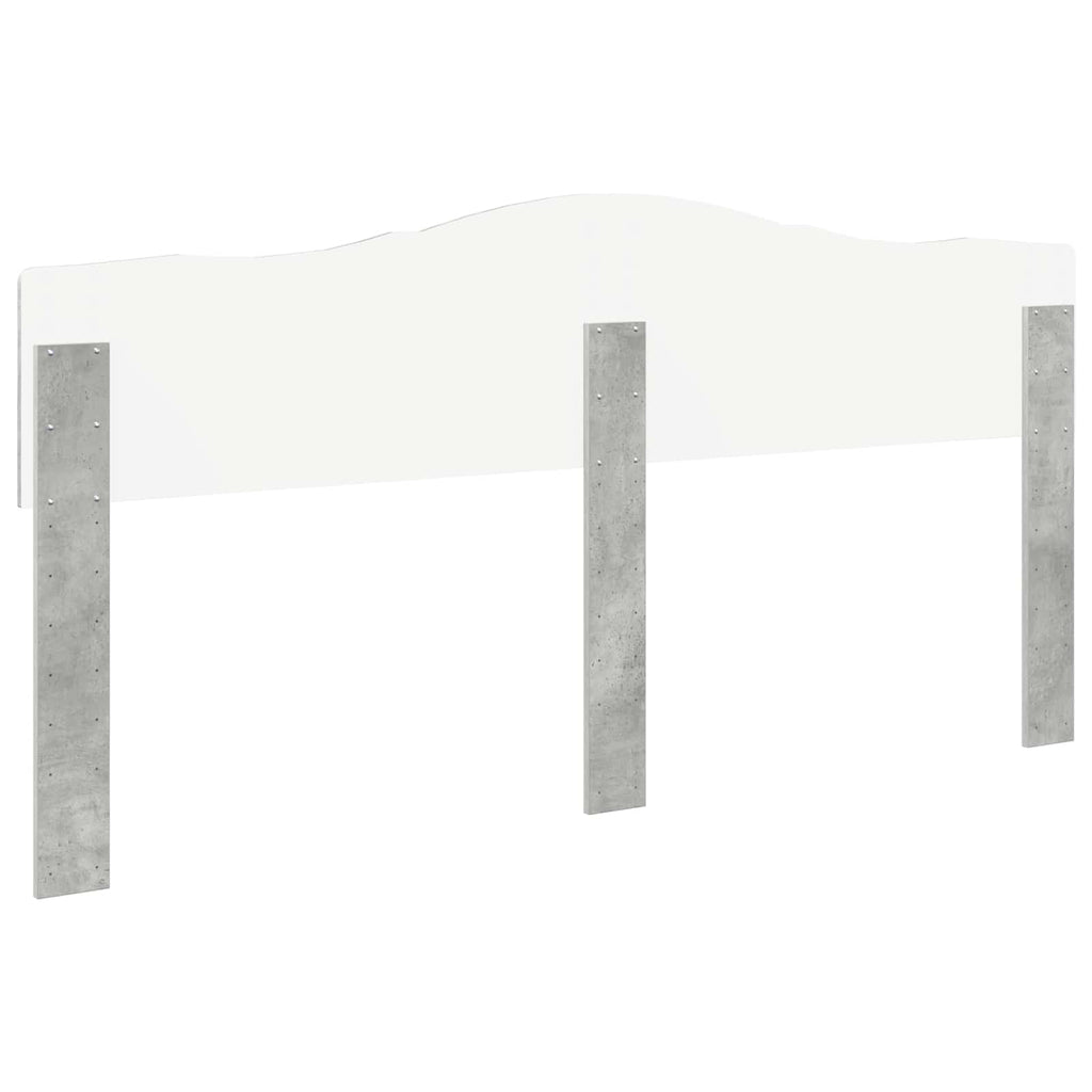 Cabecero Gris Concreto Madera contrachapada